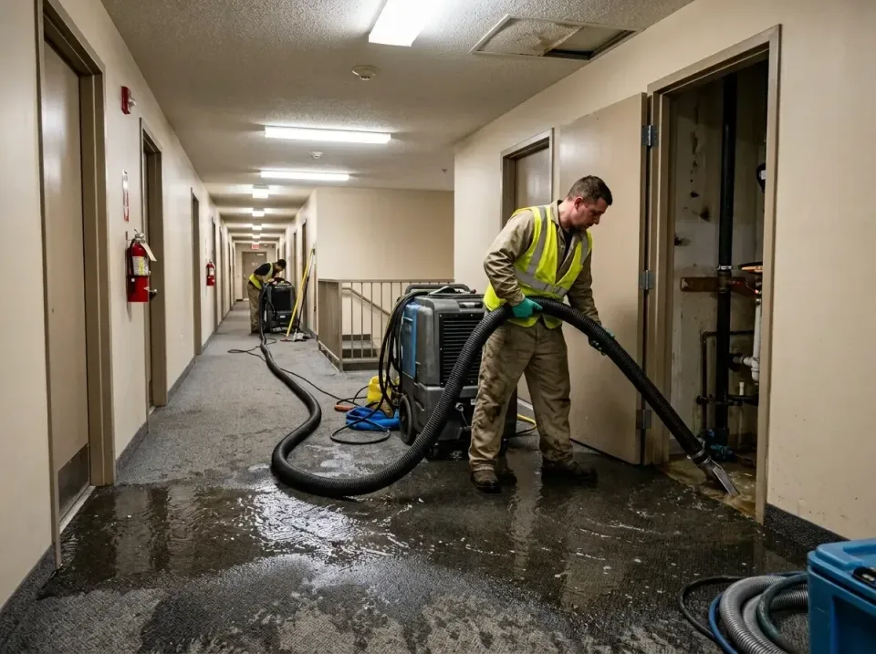 multi-unit-apartment-hallway-f-005 — frequently asked questions, Emergency Burst Pipe Water Extraction & Removal in Voorhees…